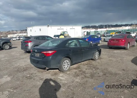 2019 Toyota Corolla Le z USA, uszkodzony, nr VIN 2T1BURHE6KC218275